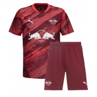 Echipament fotbal RB Leipzig Tricou Deplasare 2024-25 pentru copii maneca scurta (+ Pantaloni scurti)